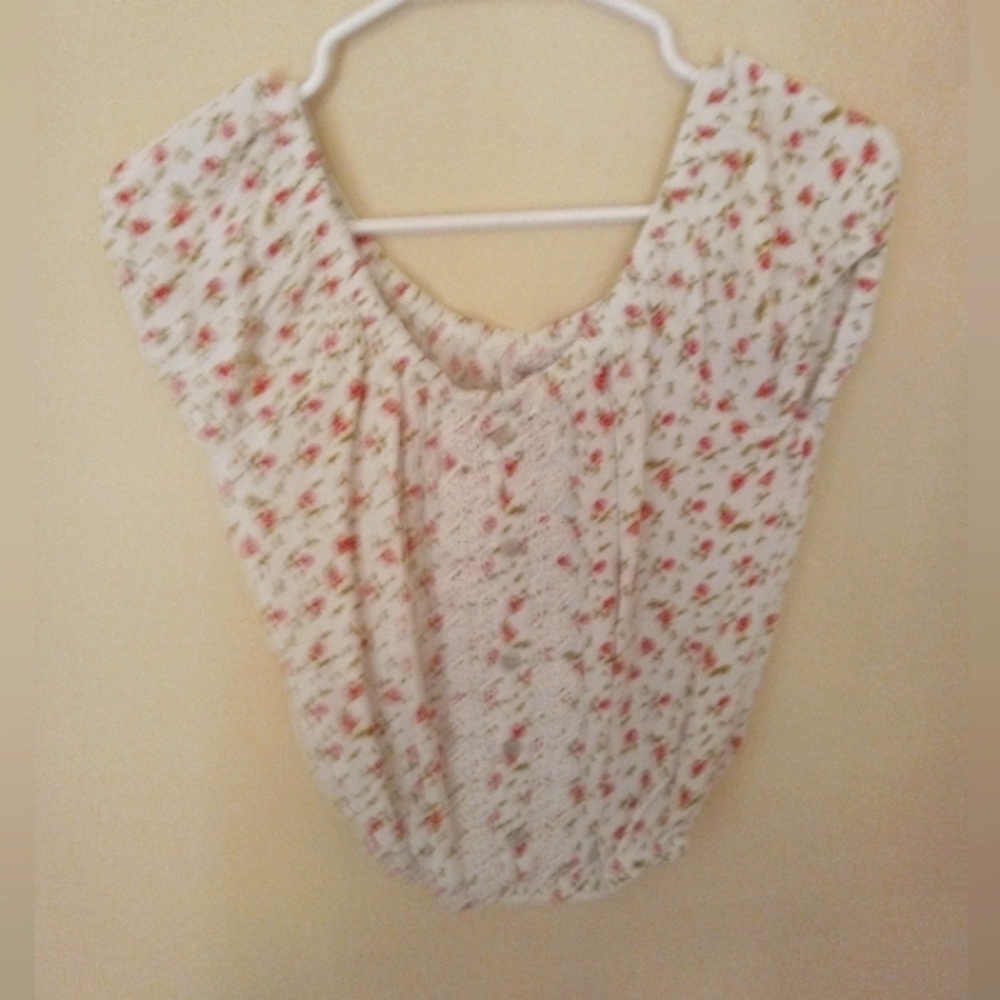 Floral crop top